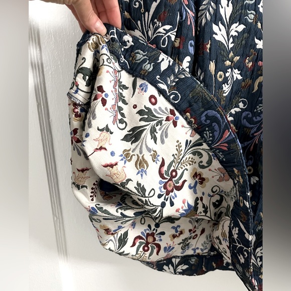 Nicole Miller Jacquard Fit & Flare
Dress Navy Blue Floral - Picture 10 of 16